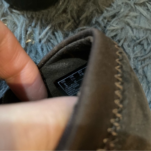 Ladies Faux Suede Brown Clarks  Cloudsteppers - Picture 4 of 7